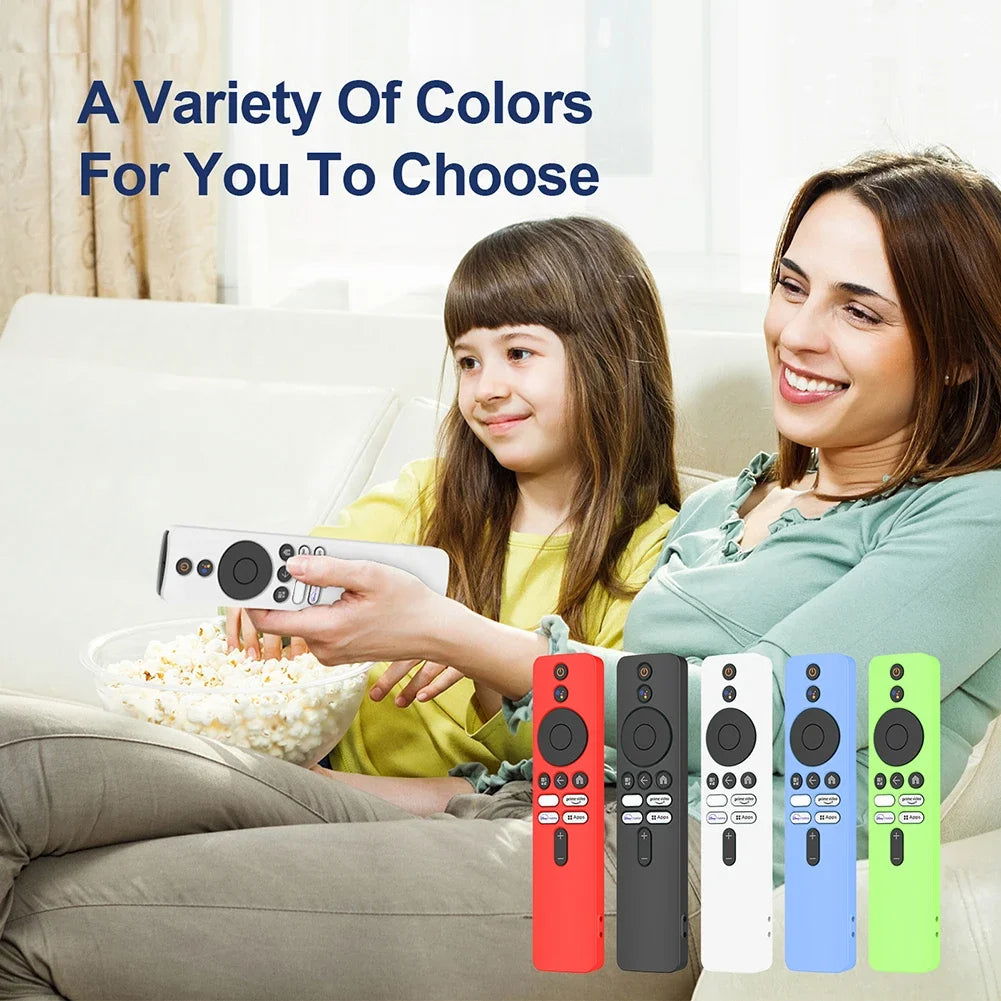 Drop-Proof Shell with Lanyard Remote Control Cover Protector Shockproof Anti-Slip Accessories for Xiaomi 4K TV MiBoX 2nd Gen - Slobuy