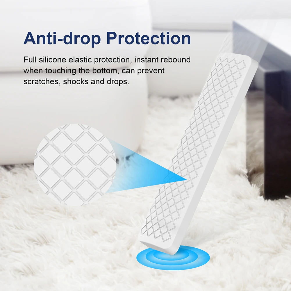 Drop-Proof Shell with Lanyard Remote Control Cover Protector Shockproof Anti-Slip Accessories for Xiaomi 4K TV MiBoX 2nd Gen - Slobuy