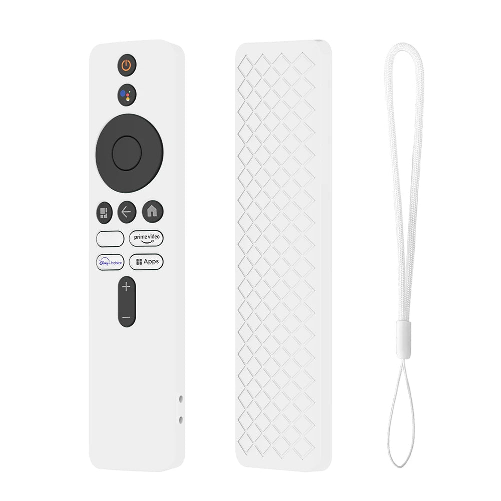 Drop-Proof Shell with Lanyard Remote Control Cover Protector Shockproof Anti-Slip Accessories for Xiaomi 4K TV MiBoX 2nd Gen - Slobuy