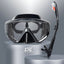 Dry Snorkel Set, Pano 3 Window Snorkel Mask, Anti-Fog Scuba Diving Goggle and Snorkel, Adult Snorkeling Swim Mask with  PC  Lens - Slobuy