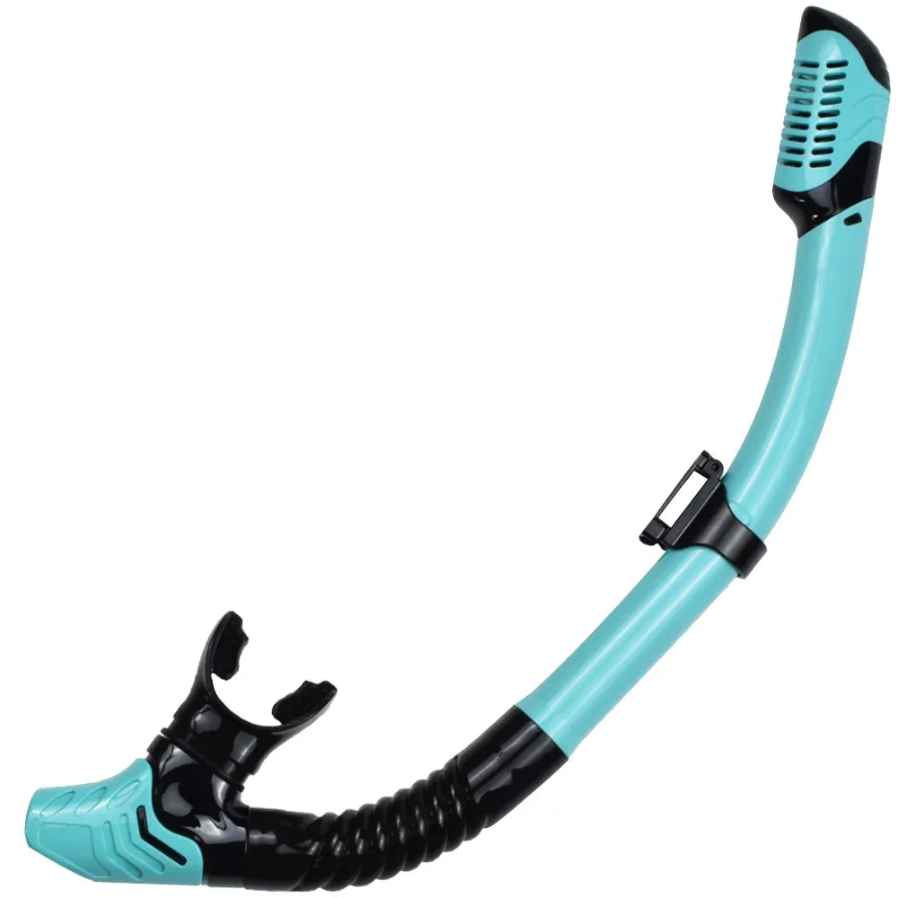 Dry Snorkel Tube Easy Breath Scuba Diving Splash Guard Top Valve Swimming Underwater Equipment For Adults Kids Men Women Youth - Slobuy