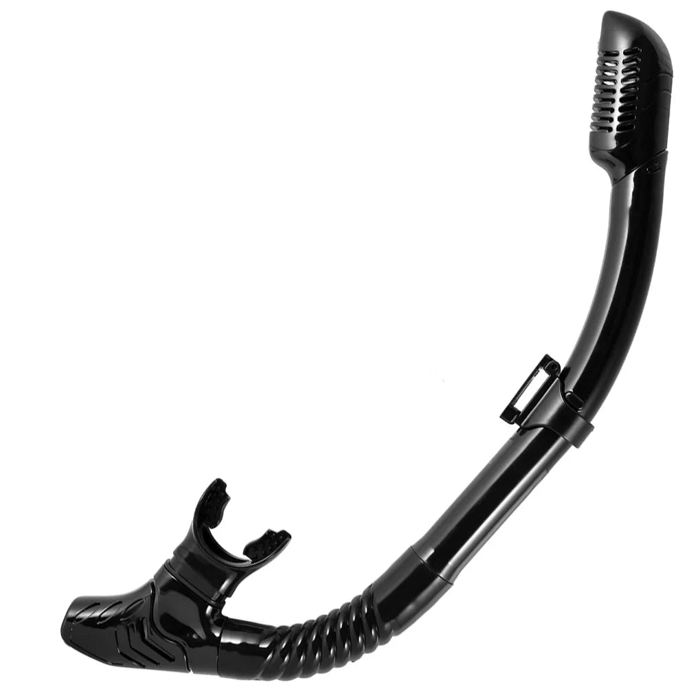Dry Snorkel Tube Easy Breath Scuba Diving Splash Guard Top Valve Swimming Underwater Equipment For Adults Kids Men Women Youth - Slobuy