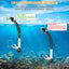 Dry Snorkel Tube Easy Breath Scuba Diving Splash Guard Top Valve Swimming Underwater Equipment For Adults Kids Men Women Youth - Slobuy