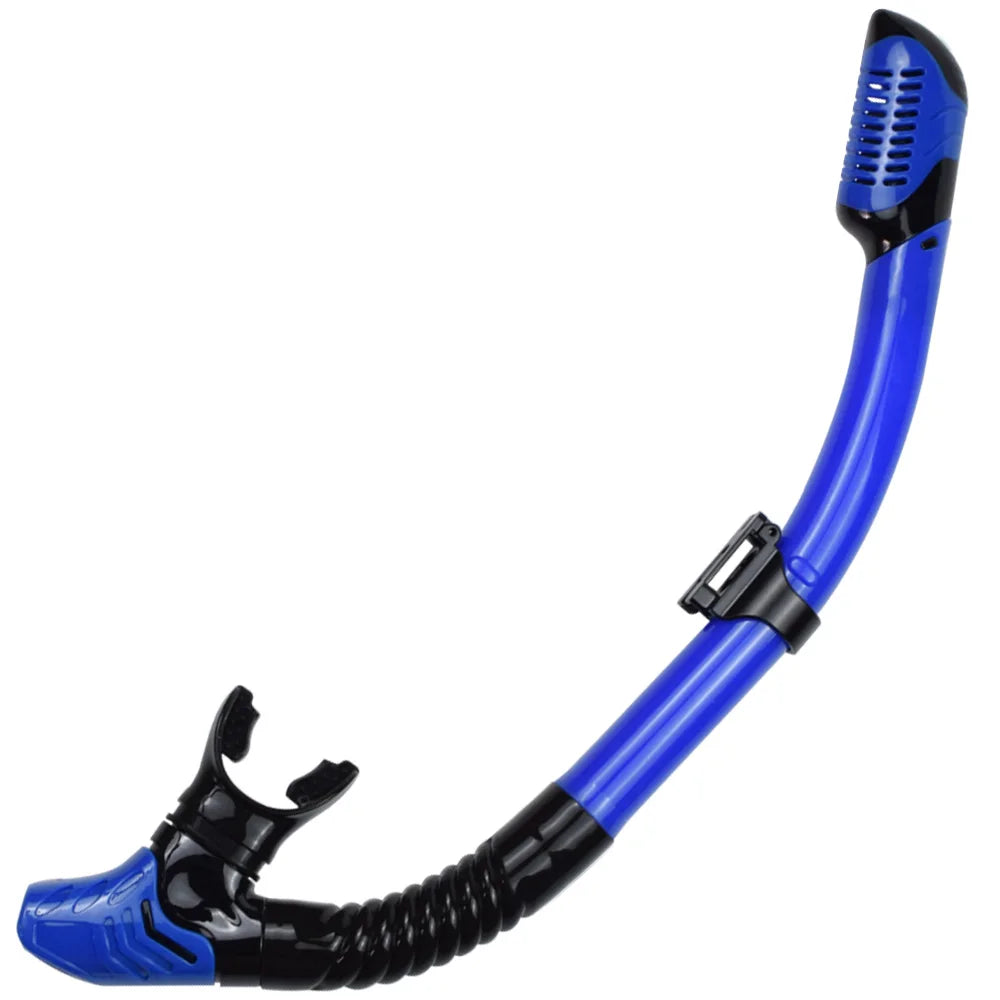 Dry Snorkel Tube Easy Breath Scuba Diving Splash Guard Top Valve Swimming Underwater Equipment For Adults Kids Men Women Youth - Slobuy