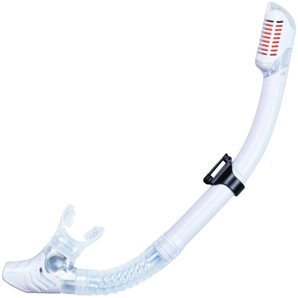 Dry Snorkel Tube Easy Breath Scuba Diving Splash Guard Top Valve Swimming Underwater Equipment For Adults Kids Men Women Youth - Slobuy