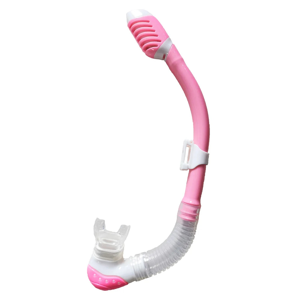 Dry Snorkel Tube Easy Breath Scuba Diving Splash Guard Top Valve Swimming Underwater Equipment For Adults Kids Men Women Youth - Slobuy