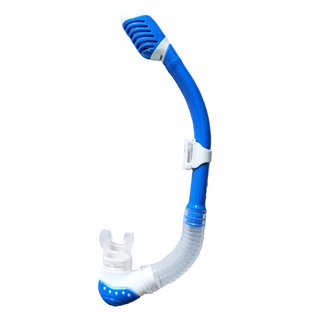 Dry Snorkel Tube Easy Breath Scuba Diving Splash Guard Top Valve Swimming Underwater Equipment For Adults Kids Men Women Youth - Slobuy