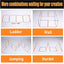 Dual-Purpose Soccer Training Jump Ladder Multifunctional Agility Ladder Speed Training Coordination Footwork Football Equipment - Slobuy