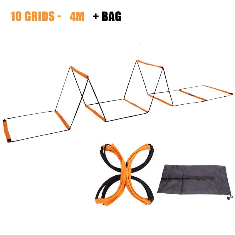 Dual-Purpose Soccer Training Jump Ladder Multifunctional Agility Ladder Speed Training Coordination Footwork Football Equipment - Slobuy