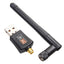 Dual Band 600Mbps USB wifi Adapter 2.4GHz 5GHz WiFi with Antenna PC Mini Computer Network Card Receiver - Slobuy