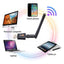 Dual Band 600Mbps USB wifi Adapter 2.4GHz 5GHz WiFi with Antenna PC Mini Computer Network Card Receiver - Slobuy