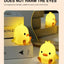 Duck Night Light Bedroom Decoration Cute Cartoon Animal Night Light Christmas Gifts For Kids Room Bedside Sleeping Lamp - Slobuy