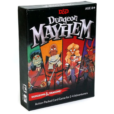 Dungeon Mayhem Dungeons Dragons Card Game 2-4 Players 120 Cards Board Game Party Game for Friends and Family - Slobuy