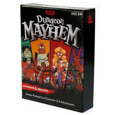 Dungeon Mayhem Dungeons Dragons Card Game 2-4 Players 120 Cards Board Game Party Game for Friends and Family - Slobuy