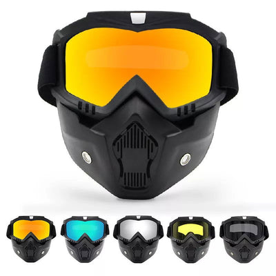 Dustproof Motocross Glasses Adjustable Motorcycle Goggles Breathable Full Face Protective Motorbike Dirt Bike Off-road Mask - Slobuy