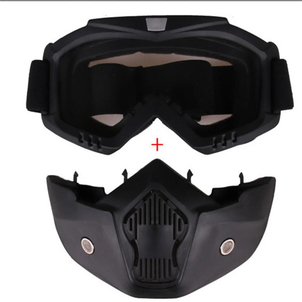 Dustproof Motocross Glasses Adjustable Motorcycle Goggles Breathable Full Face Protective Motorbike Dirt Bike Off-road Mask - Slobuy