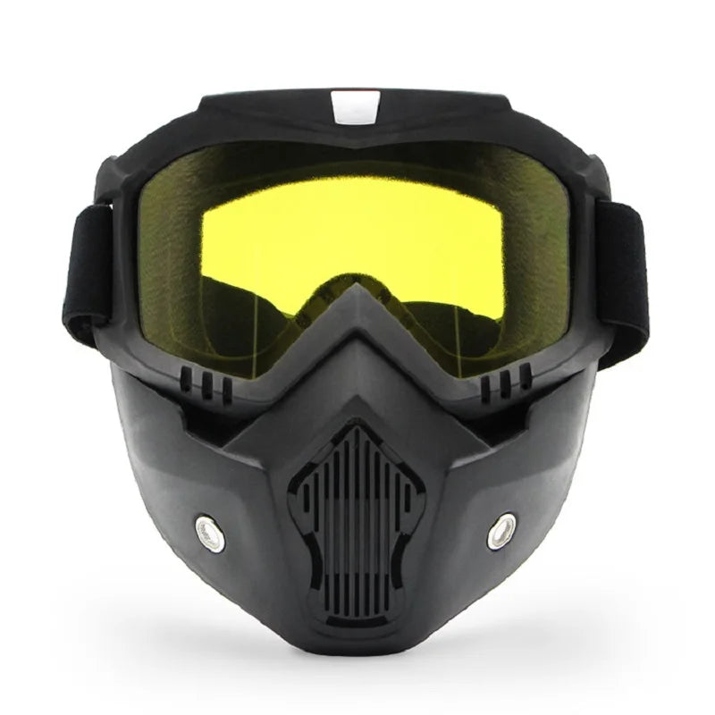 Dustproof Motocross Glasses Adjustable Motorcycle Goggles Breathable Full Face Protective Motorbike Dirt Bike Off-road Mask - Slobuy
