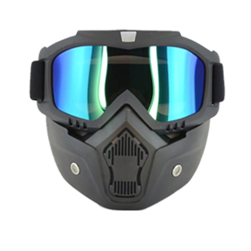Dustproof Motocross Glasses Adjustable Motorcycle Goggles Breathable Full Face Protective Motorbike Dirt Bike Off-road Mask - Slobuy