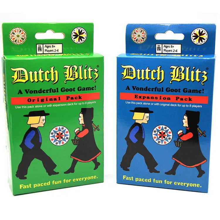 Dutch Blitz The Original Fast Paced Card Game Contains 160 Card Quick And Easy To Learn Great Family Game Fun For Everyone For 2 - Slobuy