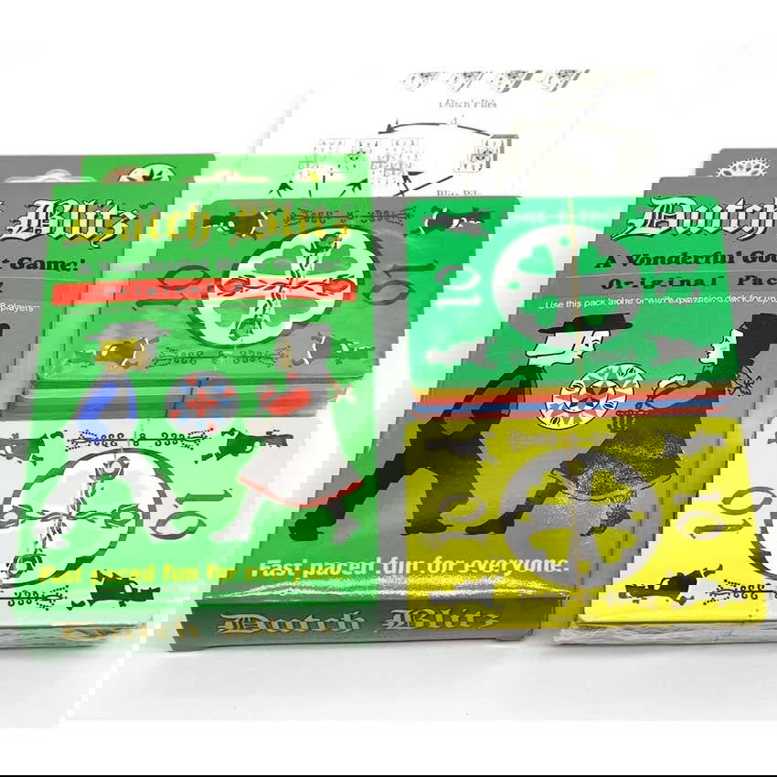 Dutch Blitz The Original Fast Paced Card Game Contains 160 Card Quick And Easy To Learn Great Family Game Fun For Everyone For 2 - Slobuy