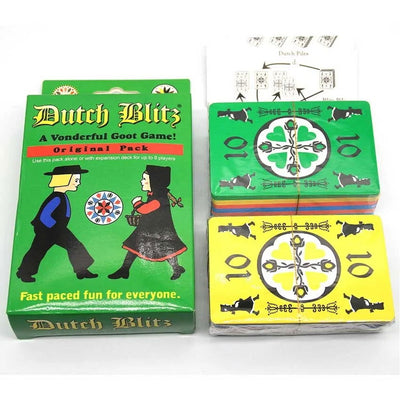 Dutch Blitz The Original Fast Paced Card Game Contains 160 Card Quick And Easy To Learn Great Family Game Fun For Everyone For 2 - Slobuy