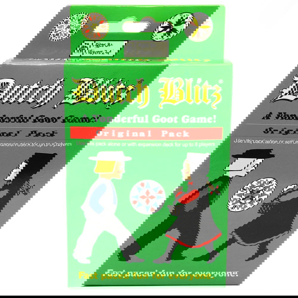 Dutch Blitz The Original Fast Paced Card Game Contains 160 Card Quick And Easy To Learn Great Family Game Fun For Everyone For 2 - Slobuy
