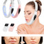 EMS Double Chin V Shape Lift Belt Facial Lifting Massager Face Slimming Vibration Face Lift Device with Remote Control Skin Care - Slobuy