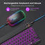 EMTRA Backlit Backlight Bluetooth Keyboard Mouse For IOS Android Windows For iPad Portuguese keyboard Spanish keyboard and Mouse - Slobuy