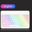 EMTRA Backlit Backlight Bluetooth Keyboard Mouse For IOS Android Windows For iPad Portuguese keyboard Spanish keyboard and Mouse - Slobuy