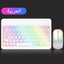 EMTRA Backlit Backlight Bluetooth Keyboard Mouse For IOS Android Windows For iPad Portuguese keyboard Spanish keyboard and Mouse - Slobuy