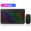 EMTRA Backlit Backlight Bluetooth Keyboard Mouse For IOS Android Windows For iPad Portuguese keyboard Spanish keyboard and Mouse - Slobuy