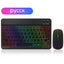 EMTRA Backlit Backlight Bluetooth Keyboard Mouse For IOS Android Windows For iPad Portuguese keyboard Spanish keyboard and Mouse - Slobuy