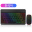 EMTRA Backlit Backlight Bluetooth Keyboard Mouse For IOS Android Windows For iPad Portuguese keyboard Spanish keyboard and Mouse - Slobuy