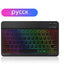 EMTRA Backlit Backlight Bluetooth Keyboard Mouse For IOS Android Windows For iPad Portuguese keyboard Spanish keyboard and Mouse - Slobuy