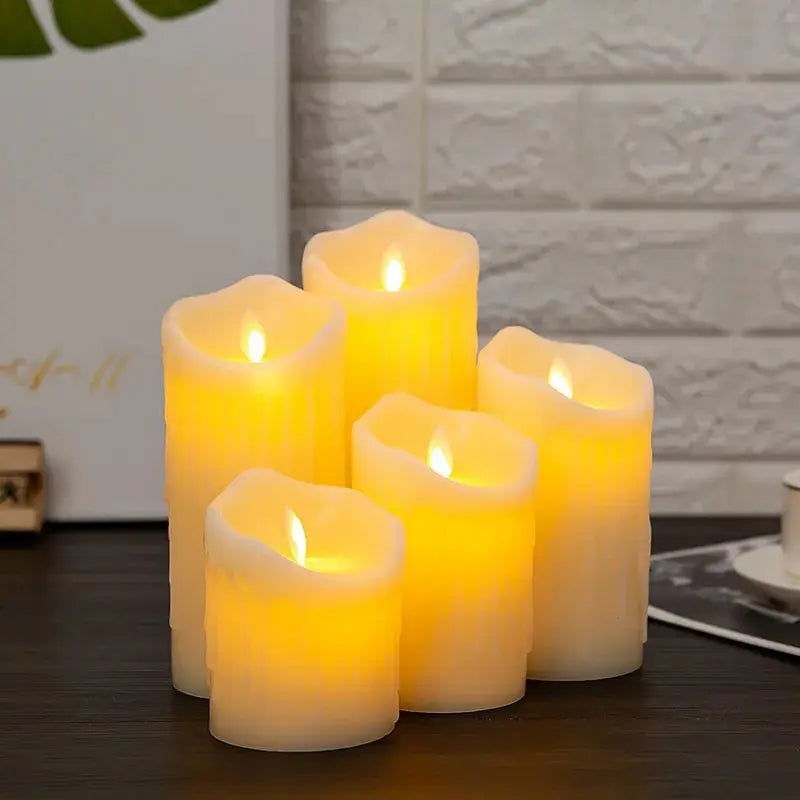 EW Led Simulation Electronic Candle Light Decorative Light - Slobuy