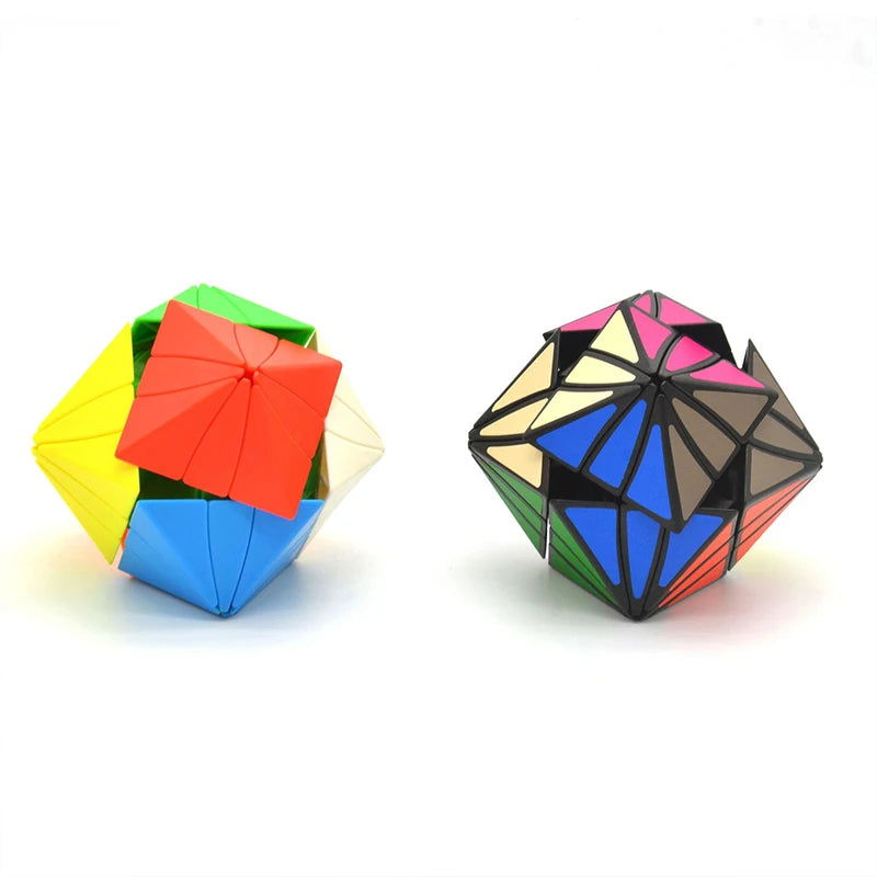 Eagle Eye Cube Carbon Fiber Magic Cube Colorful Sticker Speed Magico Cubo Brain Teaser Educational Toys For Children Magic Cubes - Slobuy