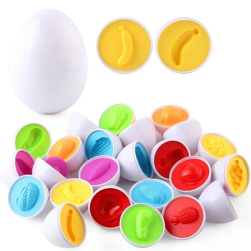 Eggs Screws 3D Puzzle Montessori Learning Education Math Toys Kids Shape Match Smart Game For Children Educational Easter Gifts - Slobuy