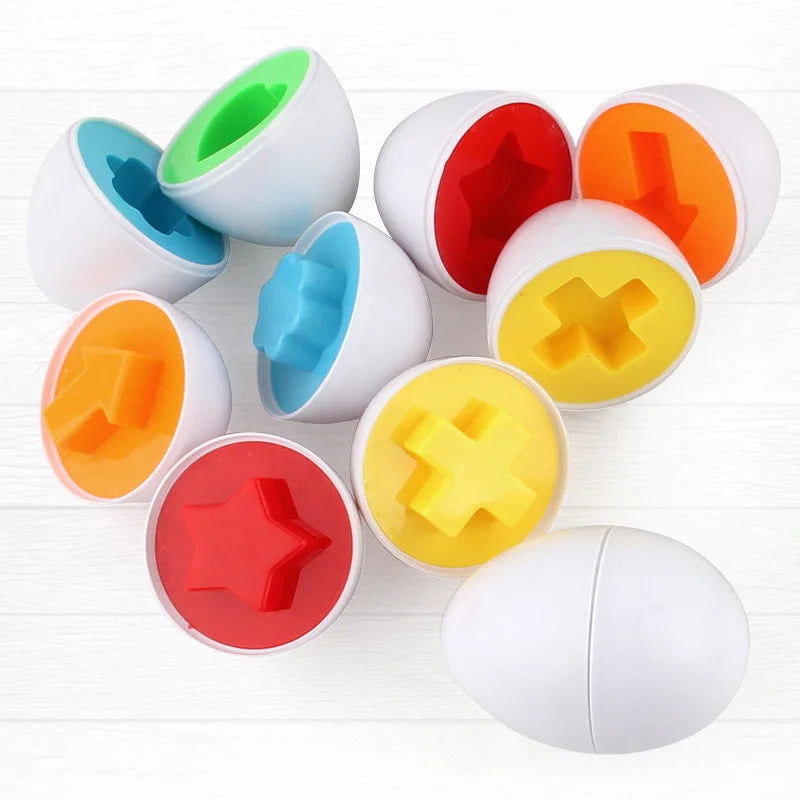 Eggs Screws 3D Puzzle Montessori Learning Education Math Toys Kids Shape Match Smart Game For Children Educational Easter Gifts - Slobuy