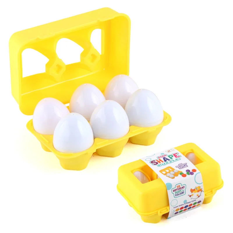 Eggs Screws 3D Puzzle Montessori Learning Education Math Toys Kids Shape Match Smart Game For Children Educational Easter Gifts - Slobuy