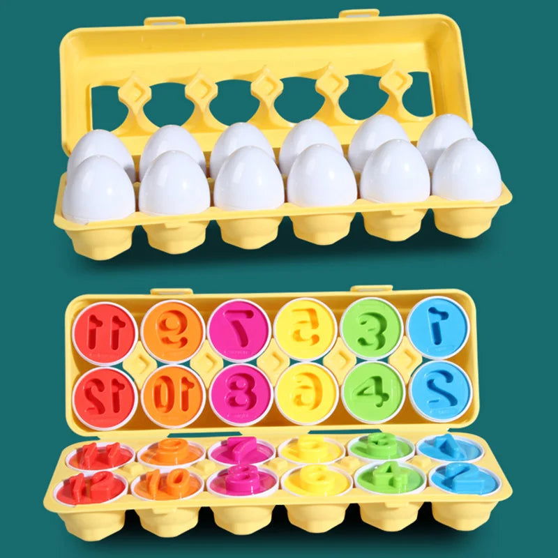 Eggs Screws 3D Puzzle Montessori Learning Education Math Toys Kids Shape Match Smart Game For Children Educational Easter Gifts - Slobuy