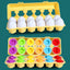 Eggs Screws 3D Puzzle Montessori Learning Education Math Toys Kids Shape Match Smart Game For Children Educational Easter Gifts - Slobuy