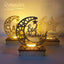 Eid Mubarak DIY Wooden Candle Holder Ramadan Decoration For Home Table Muslim Islamic Festival Party Candlestick Gift - Slobuy