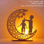 Eid Mubarak DIY Wooden Candle Holder Ramadan Decoration For Home Table Muslim Islamic Festival Party Candlestick Gift - Slobuy