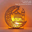 Eid Mubarak DIY Wooden Candle Holder Ramadan Decoration For Home Table Muslim Islamic Festival Party Candlestick Gift - Slobuy
