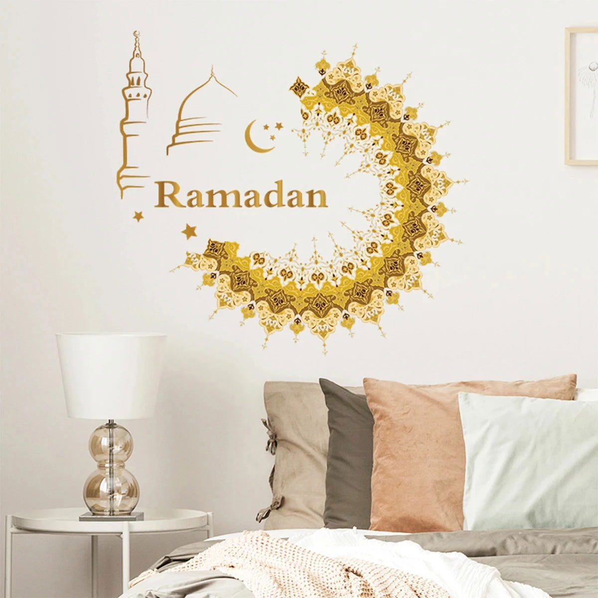 Eid Window Stickers Ramadan Decoration Eid Mubarak Decor for Home 2024 Ramadan Kareem Islam Muslim Party Supplies Eid Al-fitr - Slobuy