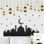 Eid Window Stickers Ramadan Decoration Eid Mubarak Decor for Home 2024 Ramadan Kareem Islam Muslim Party Supplies Eid Al-fitr - Slobuy