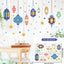 Eid Window Stickers Ramadan Decoration Eid Mubarak Decor for Home 2024 Ramadan Kareem Islam Muslim Party Supplies Eid Al-fitr - Slobuy