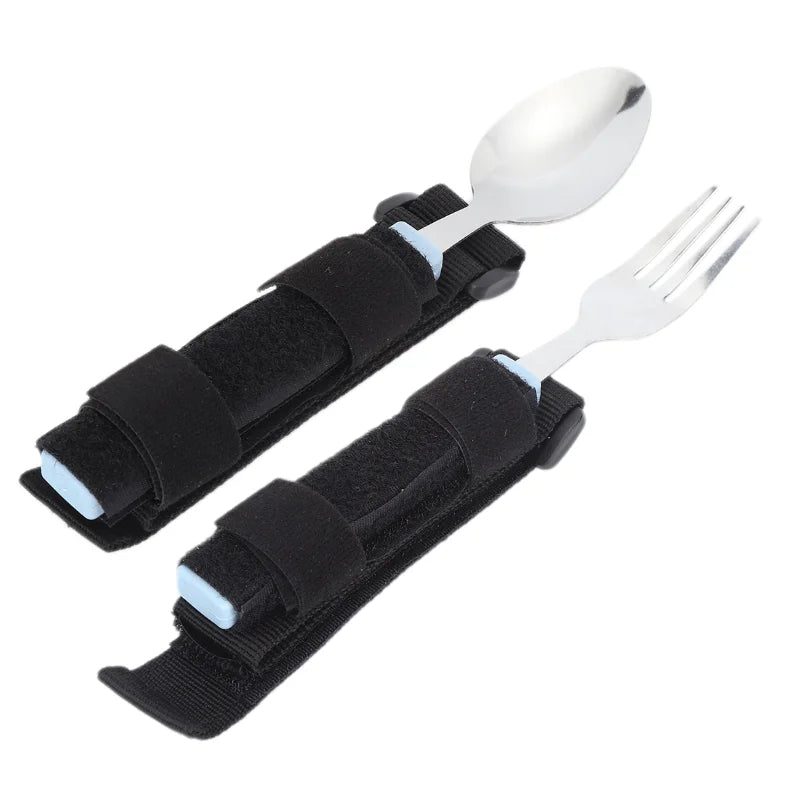 Elderly Auxiliary Spoon Utensil Fork For Elderly Patient Arthritis Disabled Eating Aids Anti-shake Tableware Food Aid Cutlery - Slobuy