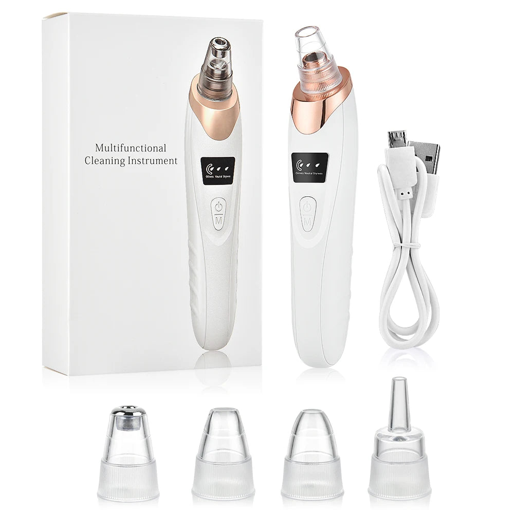 Electric Blackhead Remover Vacuum Acne Cleaner Black Spots Removal Facial Deep Cleansing Pore Cleaner Machine Skin Care Tools - Slobuy
