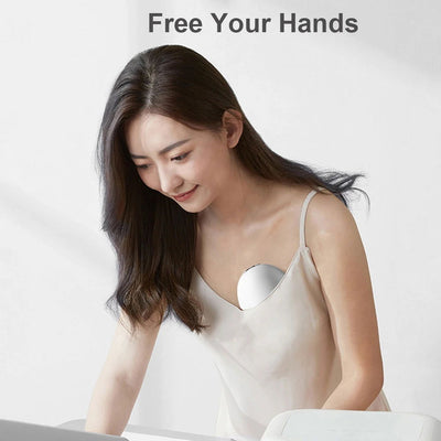 Electric Breast Pump Hands Free Wearable Breast Pump for Breastfeeding Low Noise Milk Pump with 150ml Milk Collector BPA-free - Slobuy